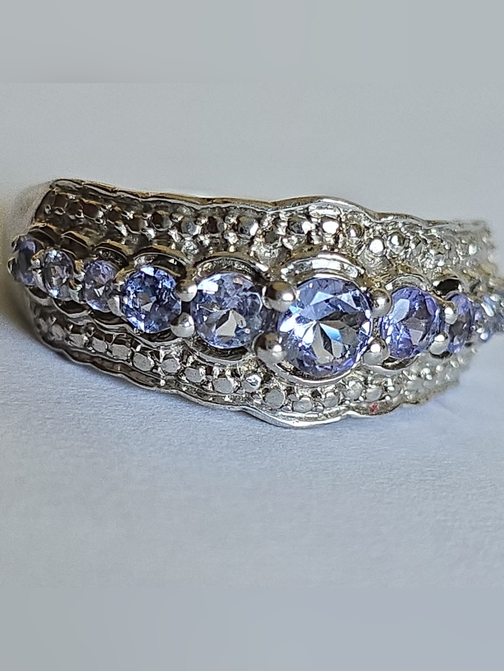 Tanzanite 925 Sterling Silver Ring